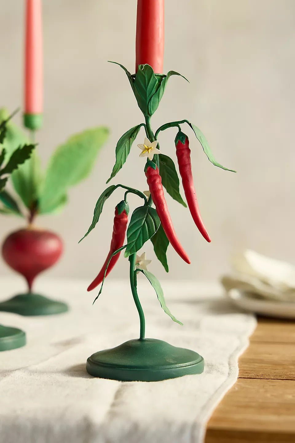 Vegetable Candles Holder
