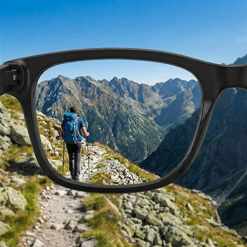 Quark AI Glasses, Smart Glasses Dual-lens 4K Camera, 287mAh battery for 25 hours of continuous operation