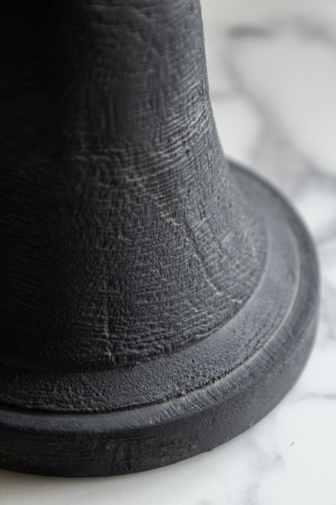 Traditional Black Candle Holder - Short